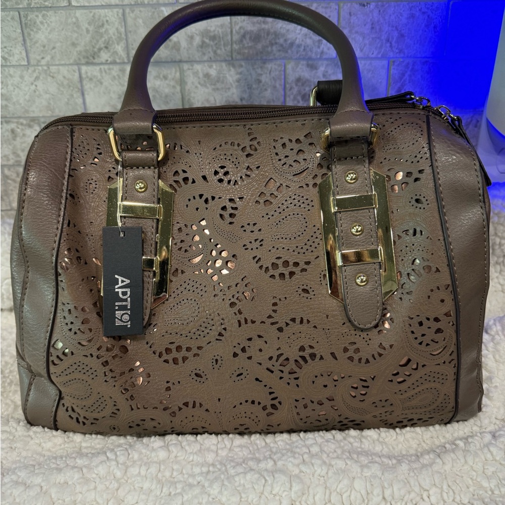 Apt 9 Shira Satchel in Taupe